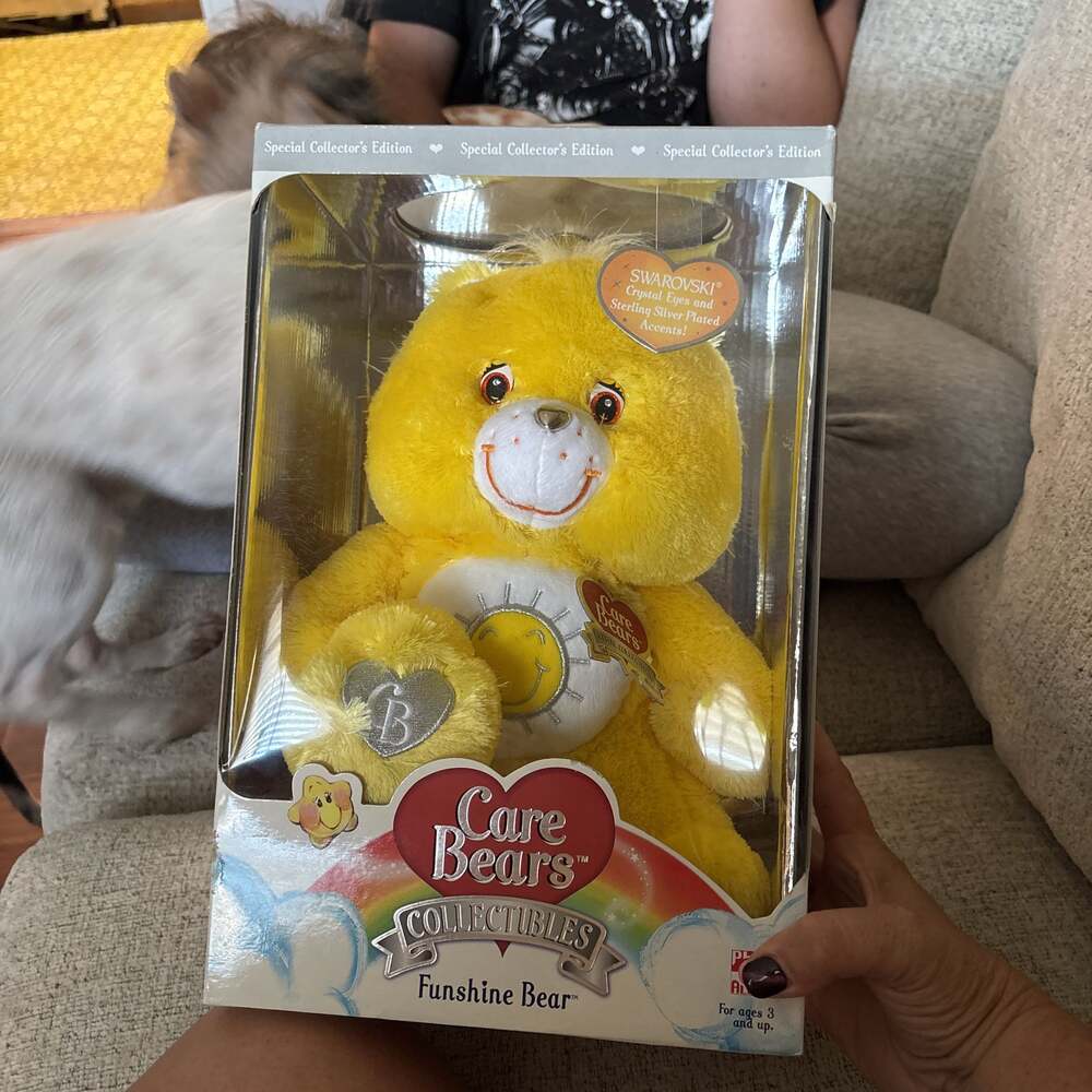 Care Bears Funshine Bear 2002 20th Anniversary Plush